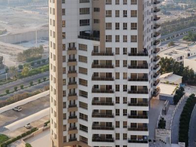 نمای کلی برج مسکونی بهکیش