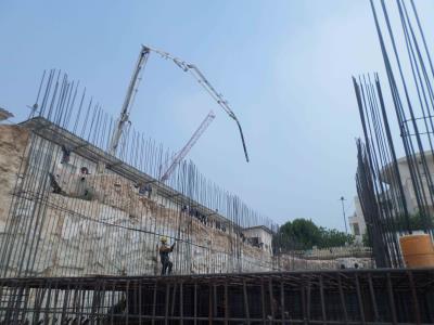 بتن ریزی فونداسیون بهکیش مارینا