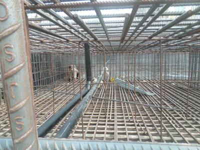 آرماتور بندی و اجرای فونداسیون بهکیش مارینا