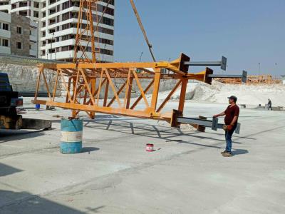 اجرای فونداسیون و نصب پایه تاور کرین